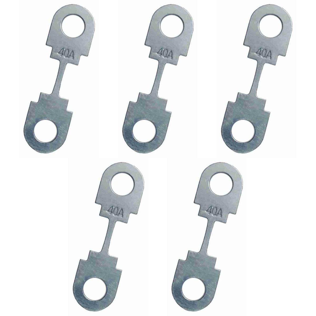 Kit 5 Fusível Cinta 40A Universal - DNI - 323040