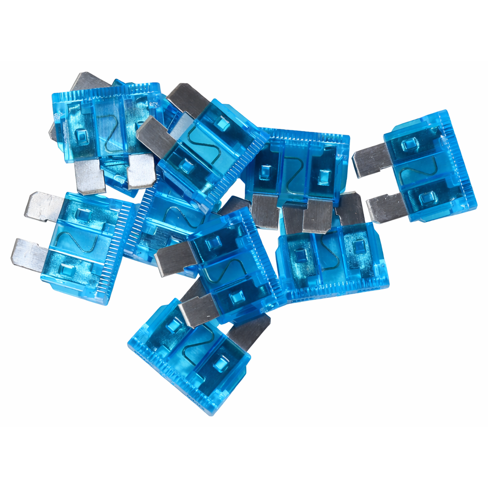 Kit 10 Fusível Lâmina 15A Universal - DNI - 316015