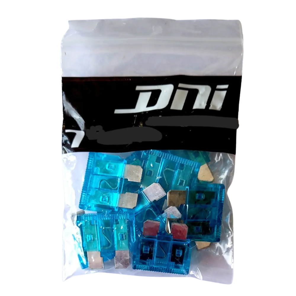 Kit 10 Fusível Lâmina 15A Universal - DNI - 316015