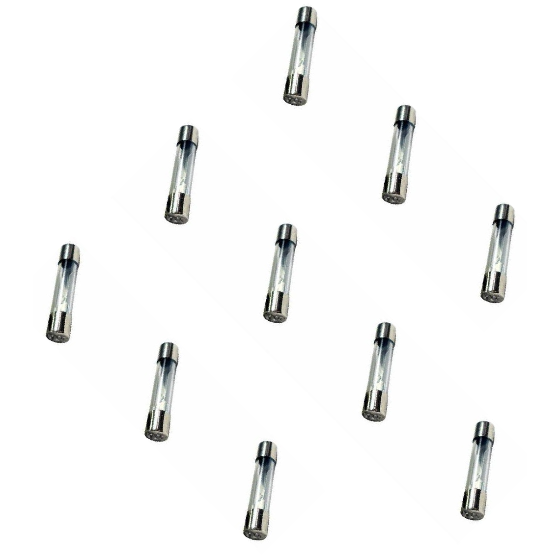 Kit 10 Fusível Vidro 20A Universal 31,75x6,35mm - DNI - 310020
