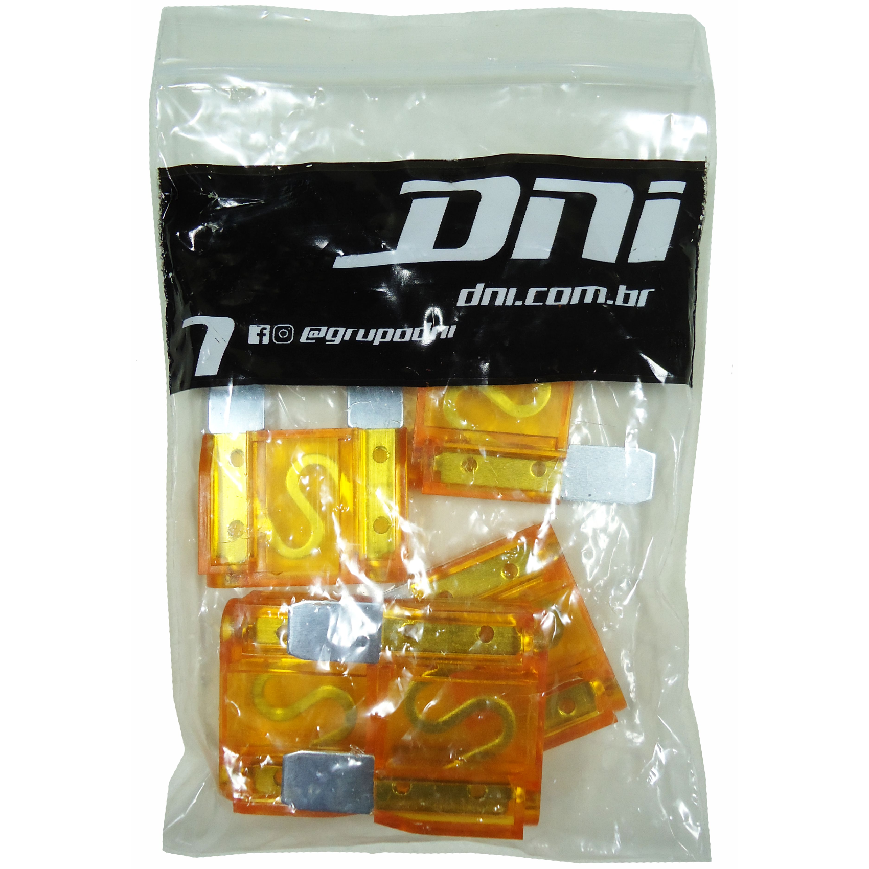 Kit 5 Fusível Maxi Lâmina 40A Universal - DNI - 318840