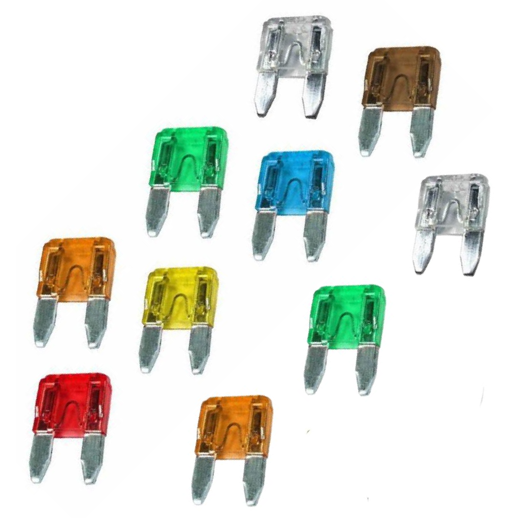 Kit 10 Fusível Mini Lâmina 7,5A Universal - DNI - 317007