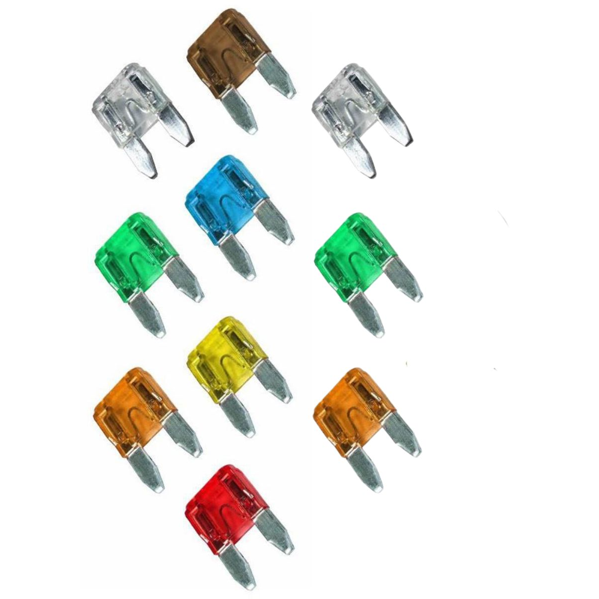 Kit 10 Fusível Mini Lâmina 7,5A Universal - DNI - 317007