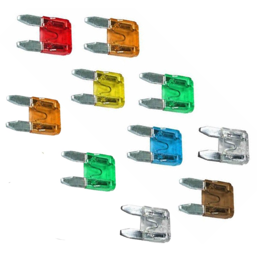 Kit 10 Fusível Mini Lâmina 7,5A Universal - DNI - 317007