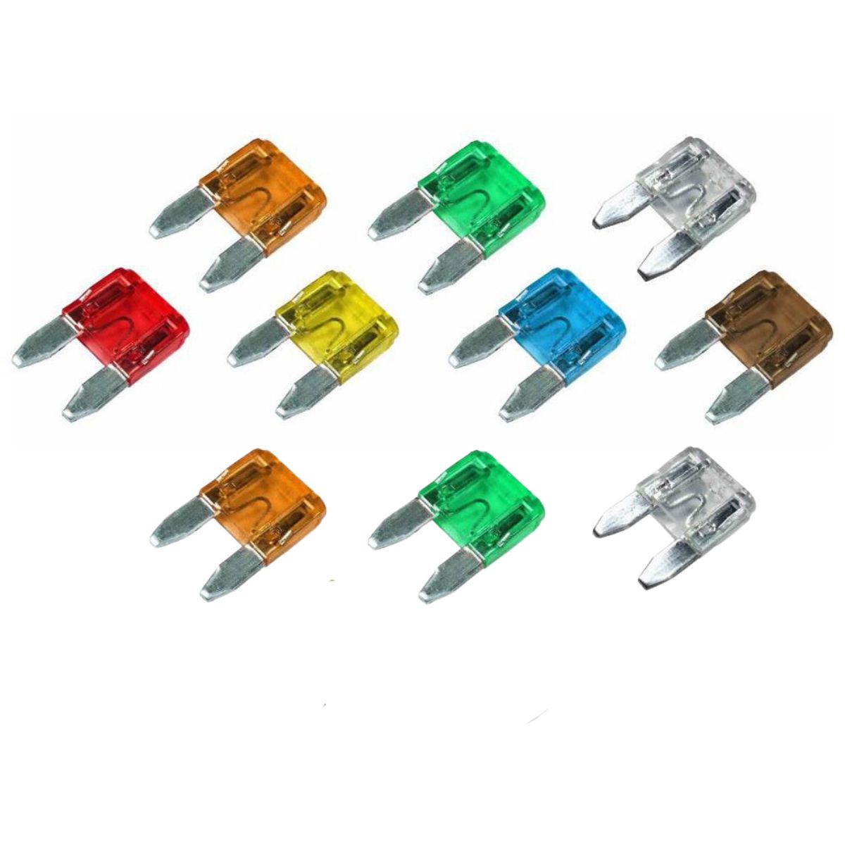 Kit 10 Fusível Mini Lâmina 7,5A Universal - DNI - 317007