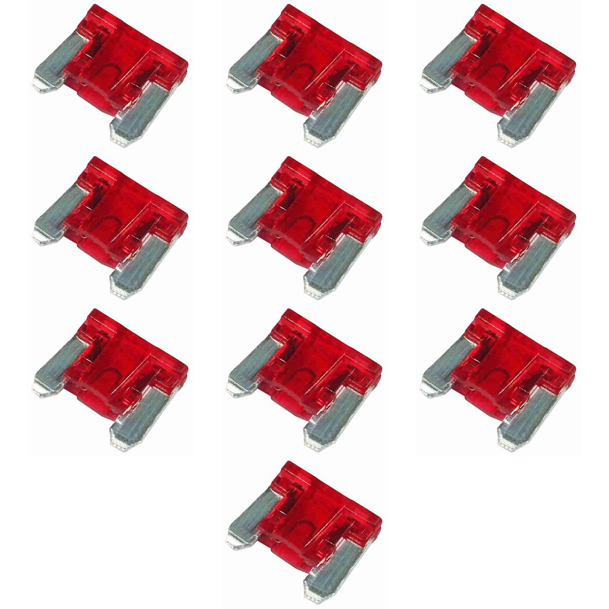 Fusível Mini Lâmina Perfil Baixo 10A Universal - DNI - 317510