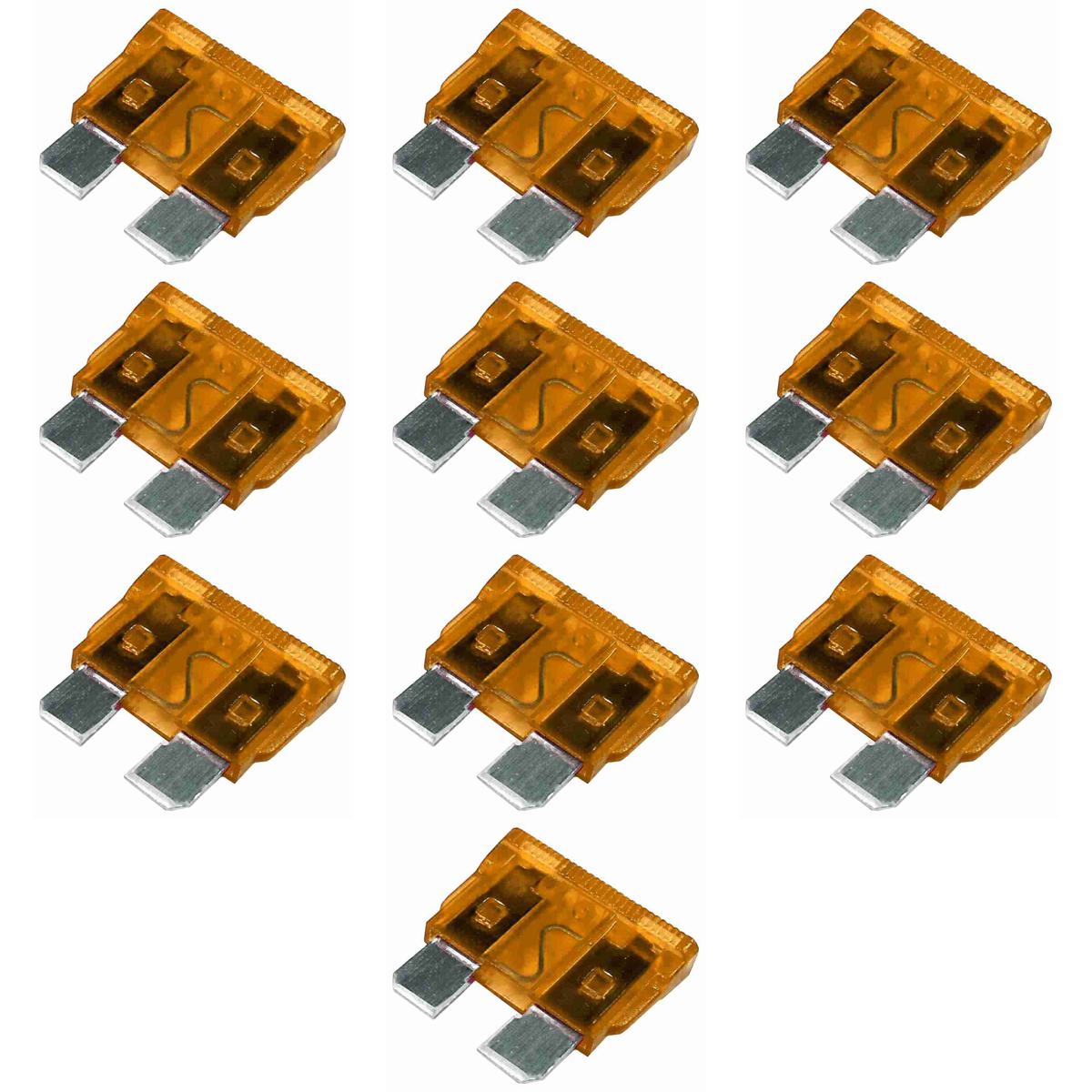 Kit 10 Fusível Lâmina 5A Universal - DNI - 316005