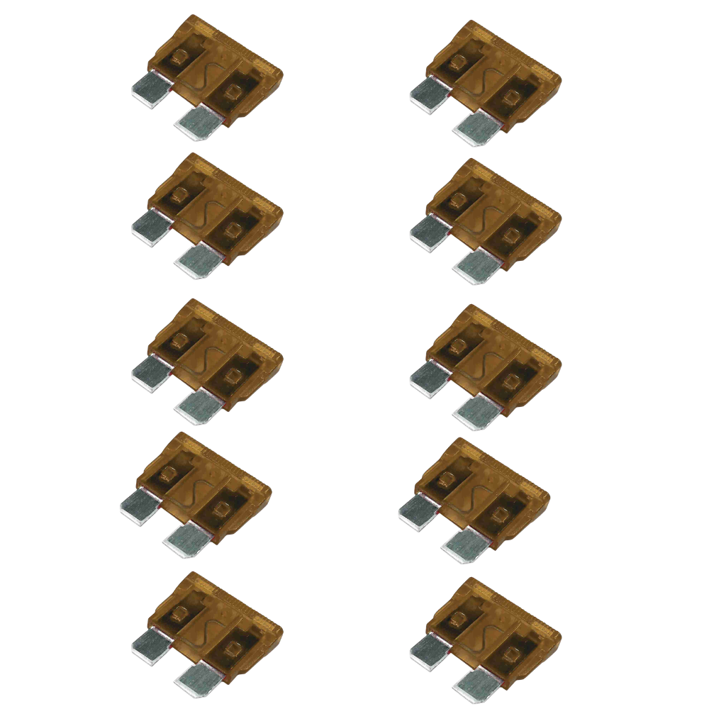 Kit 10 Fusível Lâmina 7,5A Universal - DNI - 316007