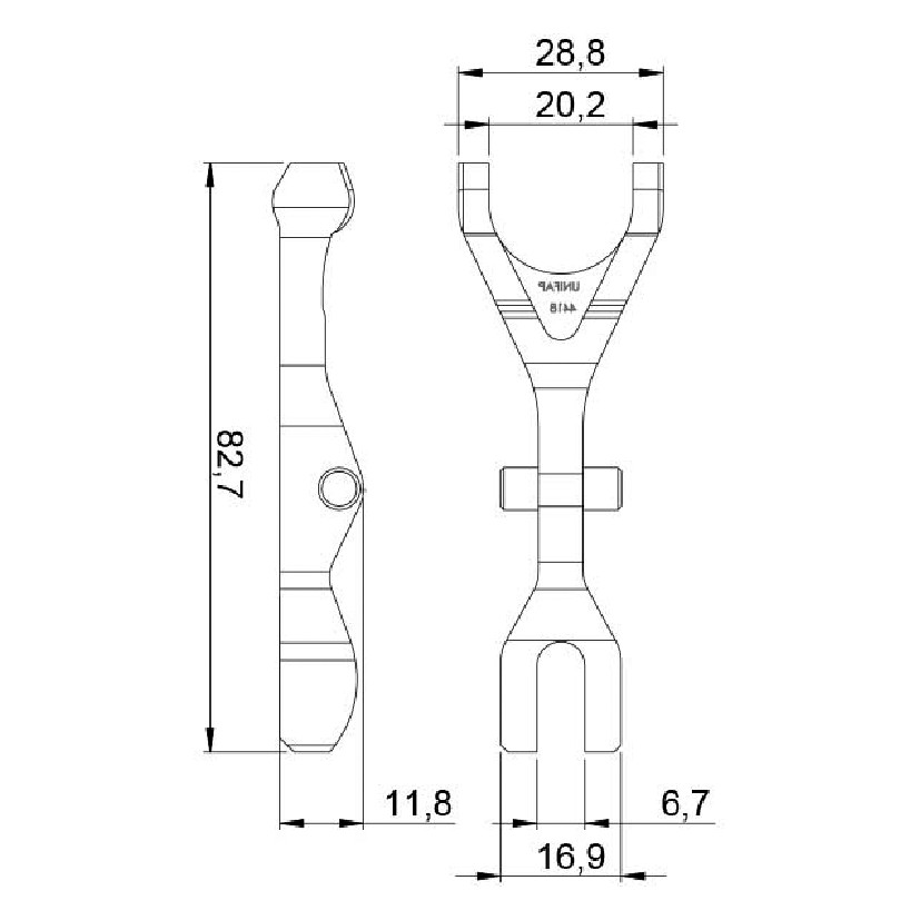 Garfo para Motor de Partida - Unifap - 4.418