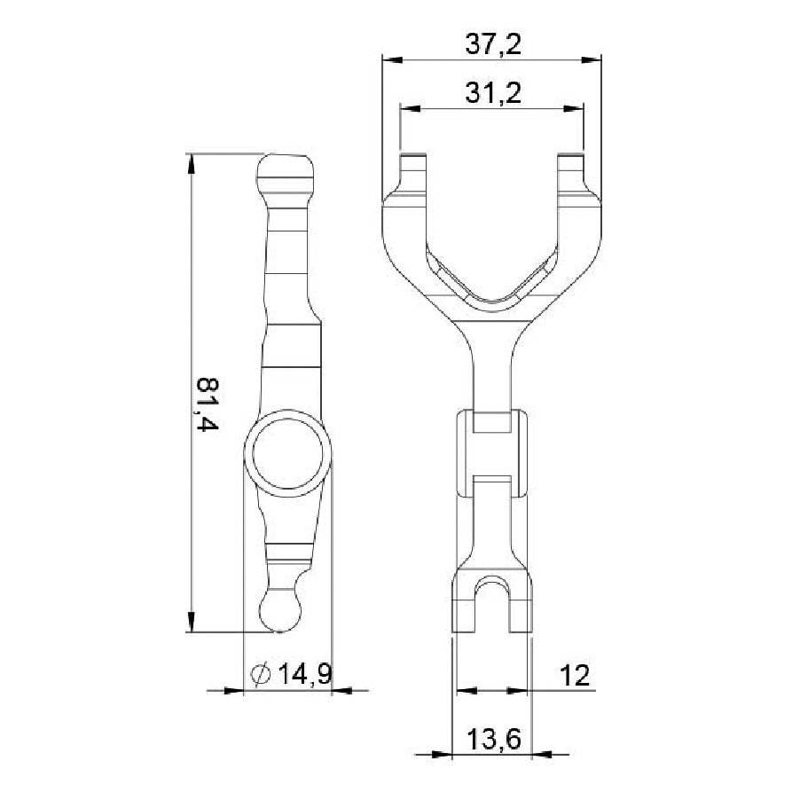 Garfo para Motor de Partida - Unifap - 4.420