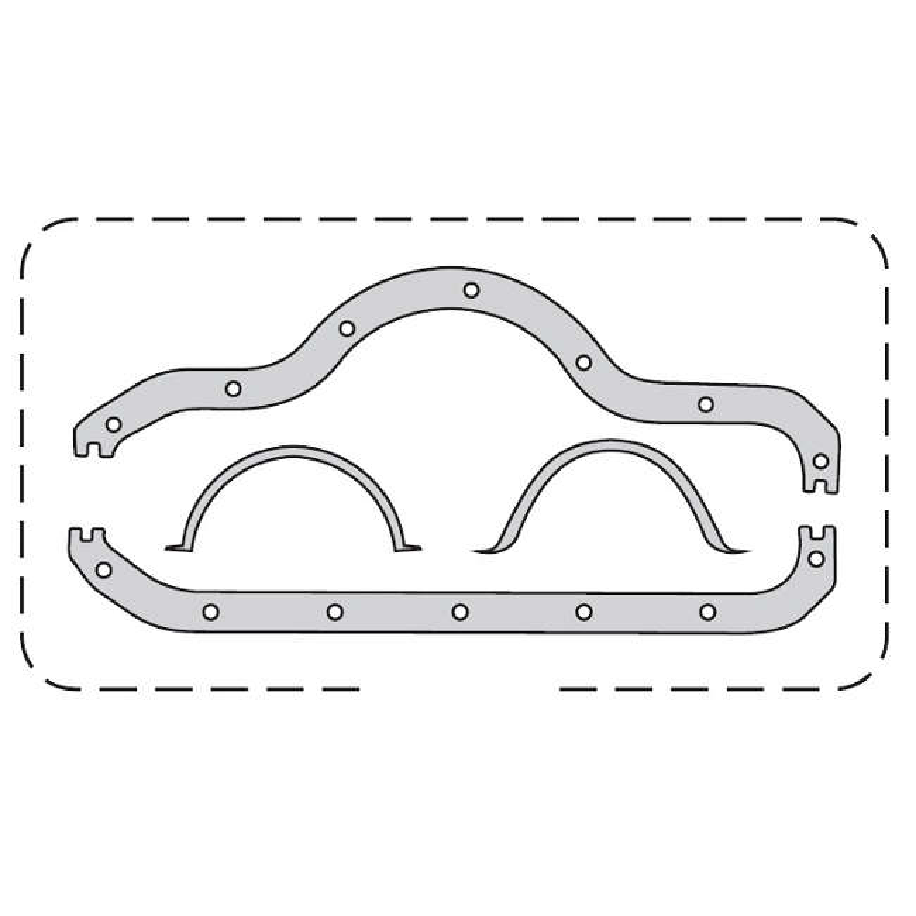 Jogo de Juntas do Cárter para Renault CLIO e R19 - Taranto - 550911
