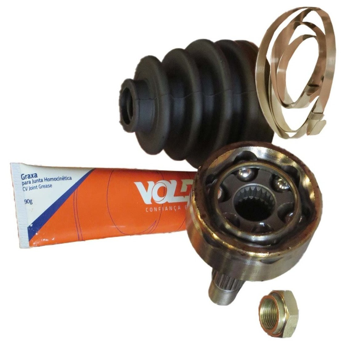 Kit de Junta Homocinética Roda 22 Estrias para Volkswagen FOX e Gol - Volda - HC115