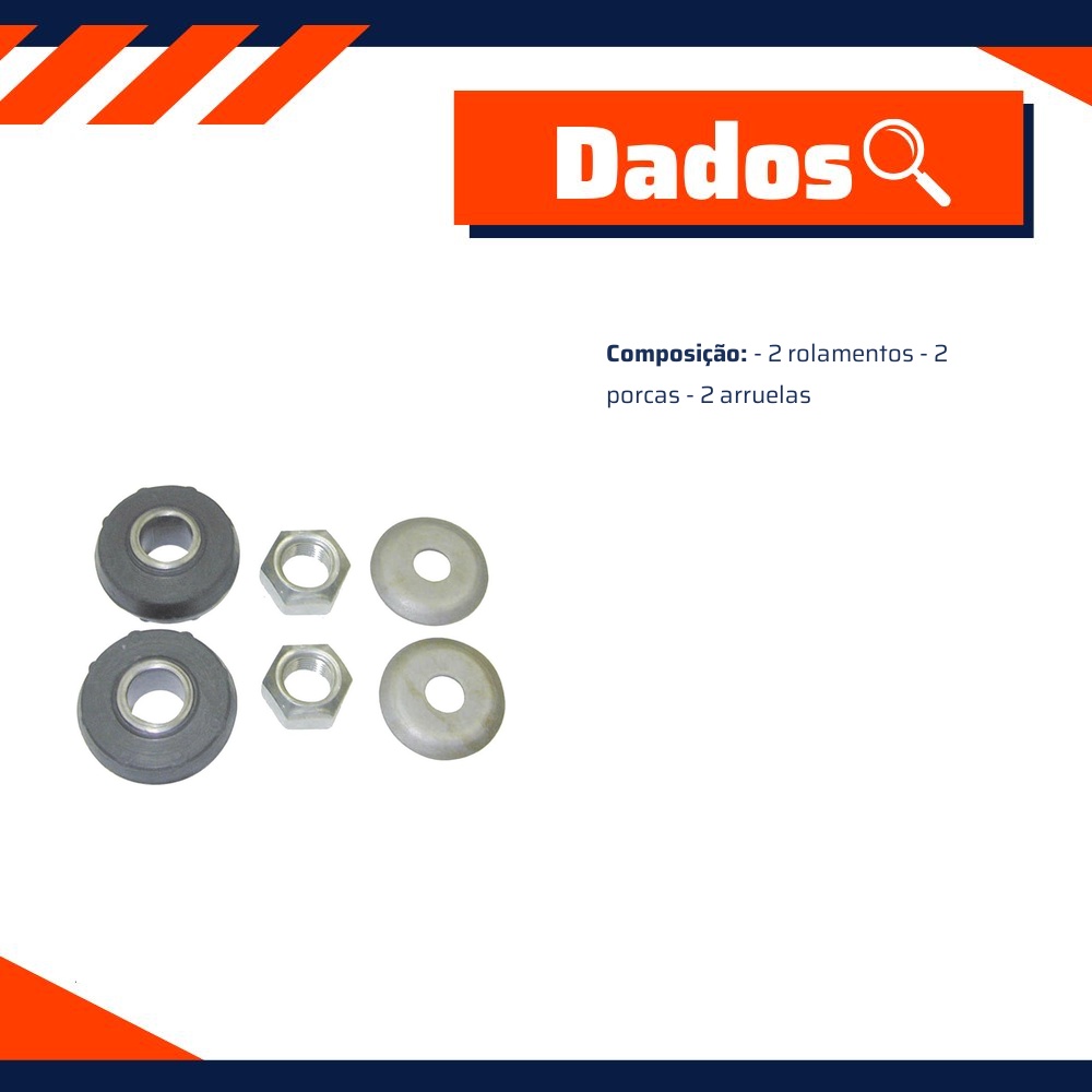 Kit de Braços Oscilantes para Ford Escort - Kit & Cia - 20033