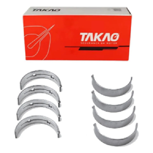 Kit de Bronzinas do Mancal 0,5 para Hyundai HB20 e KIA Picanto - Takao - BC K 10 0,50