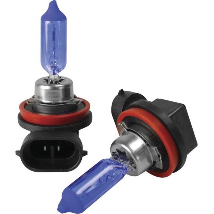 Par de Lâmpadas Super Branca H11 8500K 12V 55W - Shocklight - SL-120011SBBA