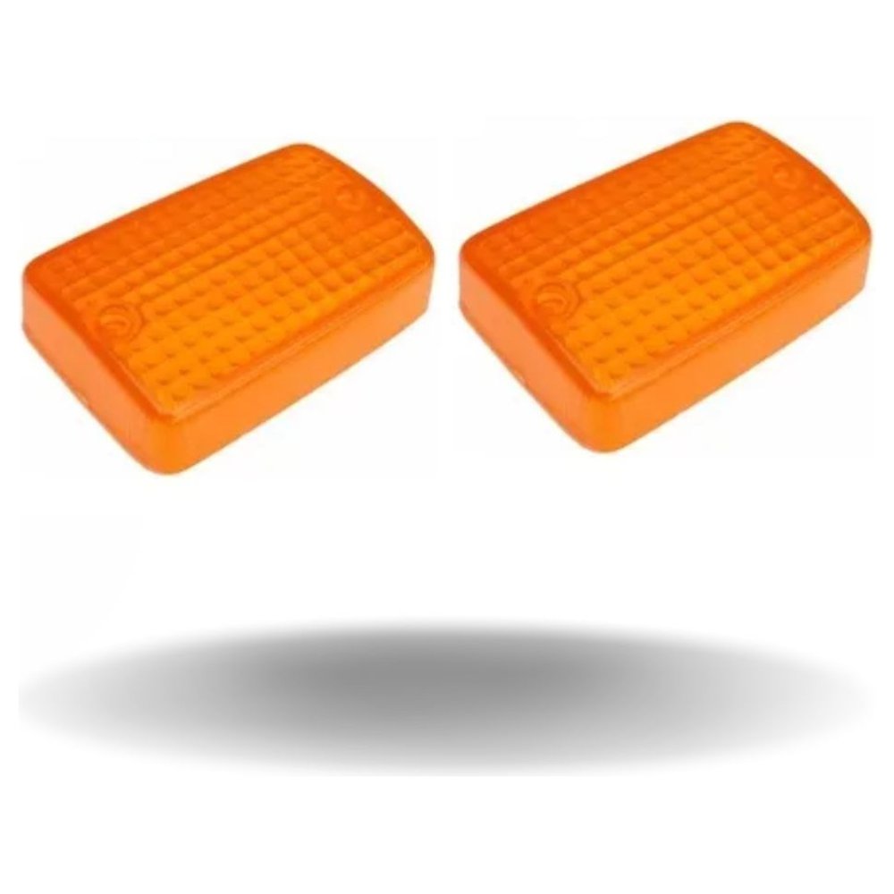 Lente do Pisca Amarelo para Honda CG 125 - Valplas - 03034