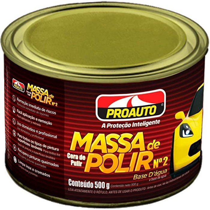 Massa de Polir Nº2 Base Água para Polimento - Proauto - 1598