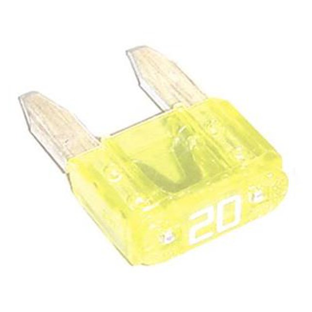 Kit 20 Mini fusíveis Amarelo 20A - Magnetron - 90250291