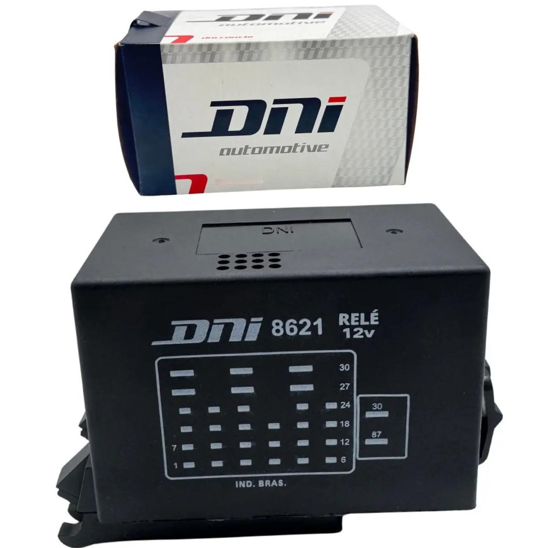 Módulo Eletrônico de Relé 31 Terminais 12V com 8 Funções para Volkswagen Gol e Saveiro - DNI - DNI 8621