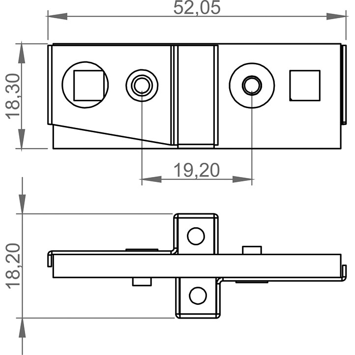Porta Escovas para Alternador com 2 Escovas - Unifap - 2.202/2