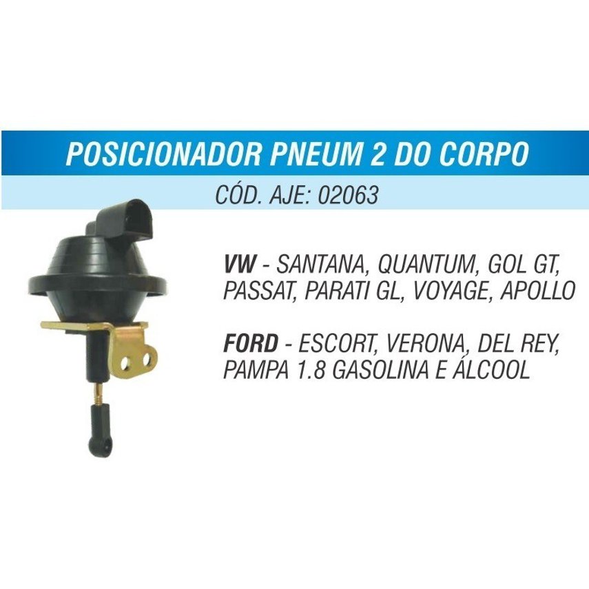 Posicionador pneumático 2 do corpo - AJE - 02063