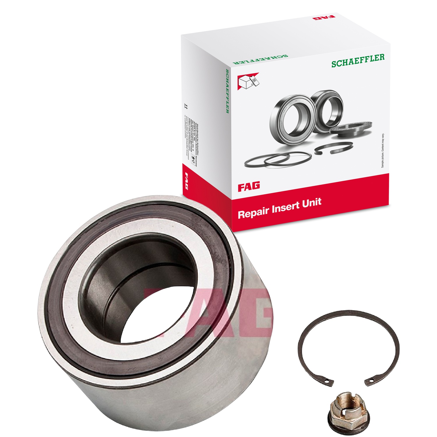 Reparo da Roda com Rolamentos 80x42x39 WBK / G1 - FAG - 7136311100