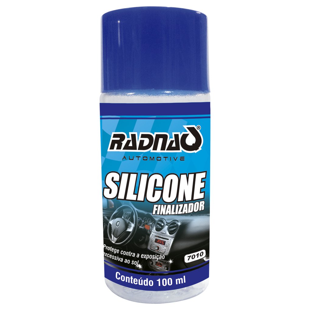 Silicone Líquido Finalizador para Painéis e Interiores 100ml - Radnaq - 7010