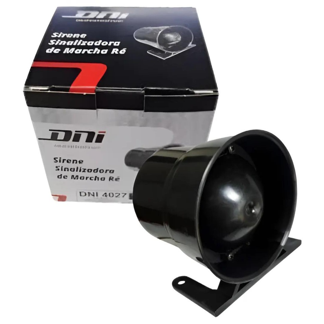 Sirene de Ré com Redutor de Som 12/24V Sinalizador - DNI - 4027