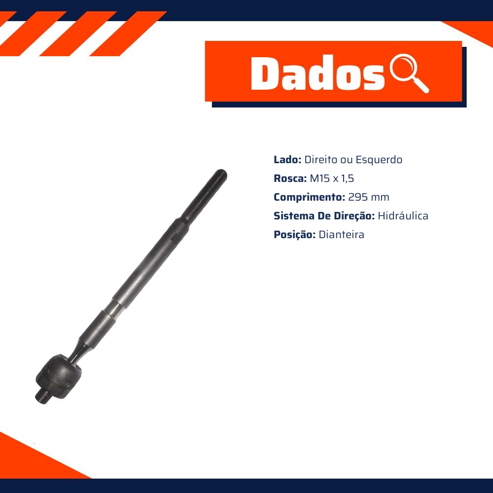 Terminal Axial Lado Direito ou Esquerdo para Toyota Hilux e Hilux SW4 - Driveway - BD-5530-R
