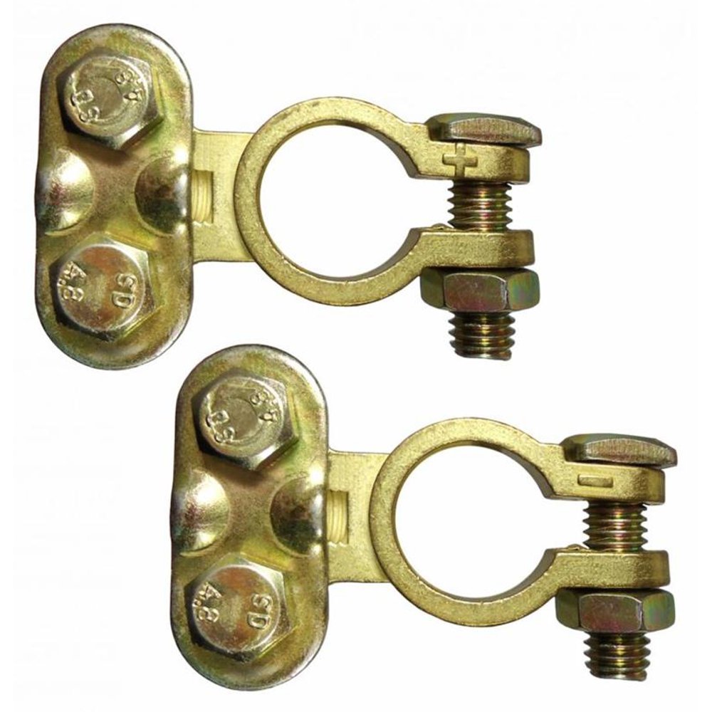 Terminal de Bateria Auto Sapinho Kit 2 Peças Chave Comutadora - DNI - 7570