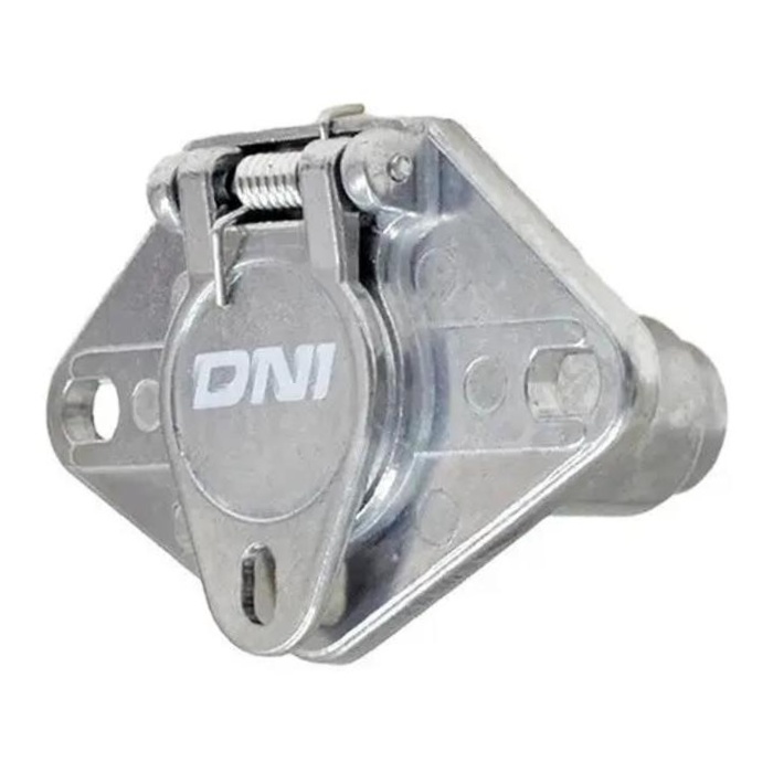 Conjunto de Tomada Fixa e Móvel 6 Polos 12 24v para Carreta e Barco - DNI - 8360