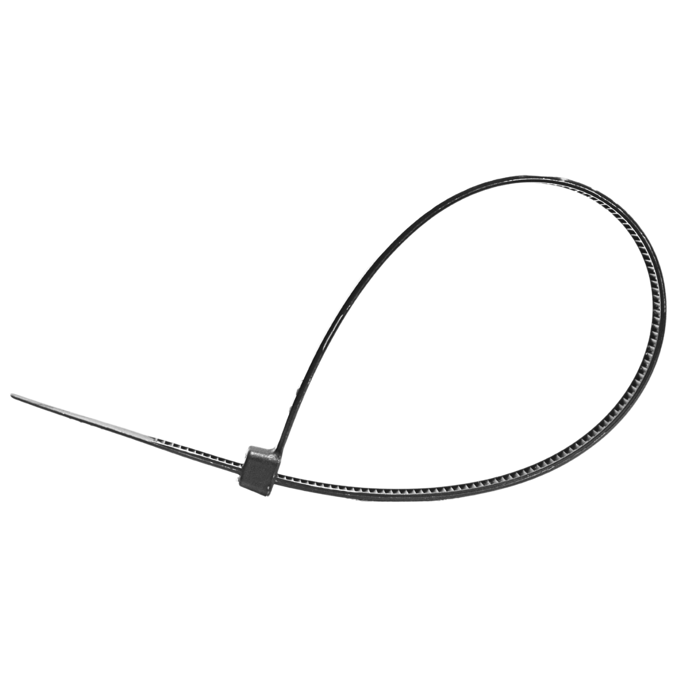 Abraçadeira de Nylon Preta 200x3,6 mm Kit 100 Peças - DNI - 5062