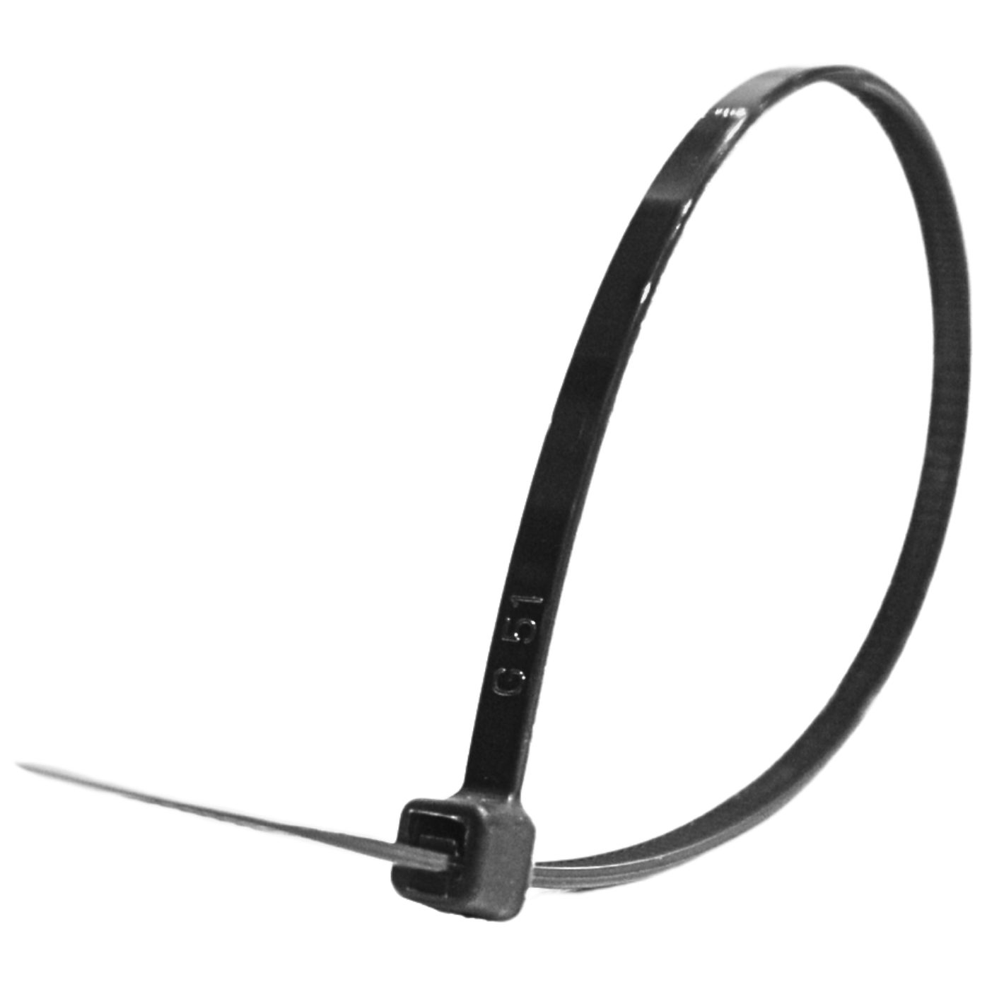 Abraçadeira de Nylon Preta 200x3,6 mm Kit 100 Peças - DNI - 5062