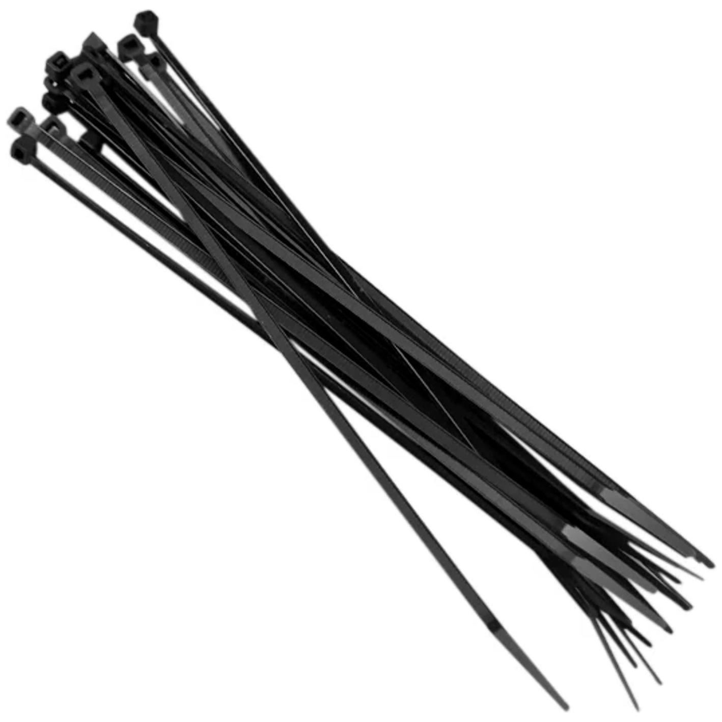 Abraçadeira de Nylon Preta 400x4,8 mm Kit 100 Peças - DNI - 5066