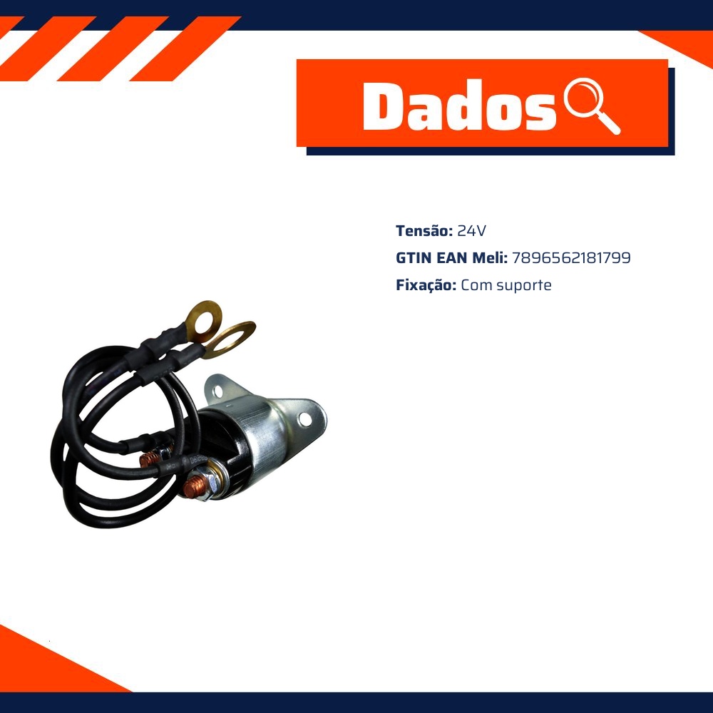 Relé Auxiliar Partida 24V - DNI - 8179