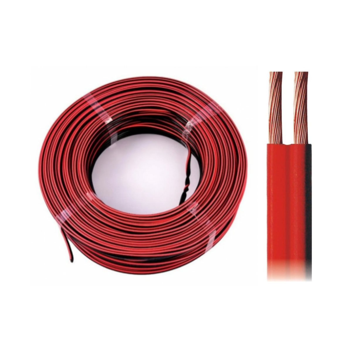 Cabo Paralelo para Som 25W 4 Ohms Rolo com 100m - DNI - HFX 2X22 BIC
