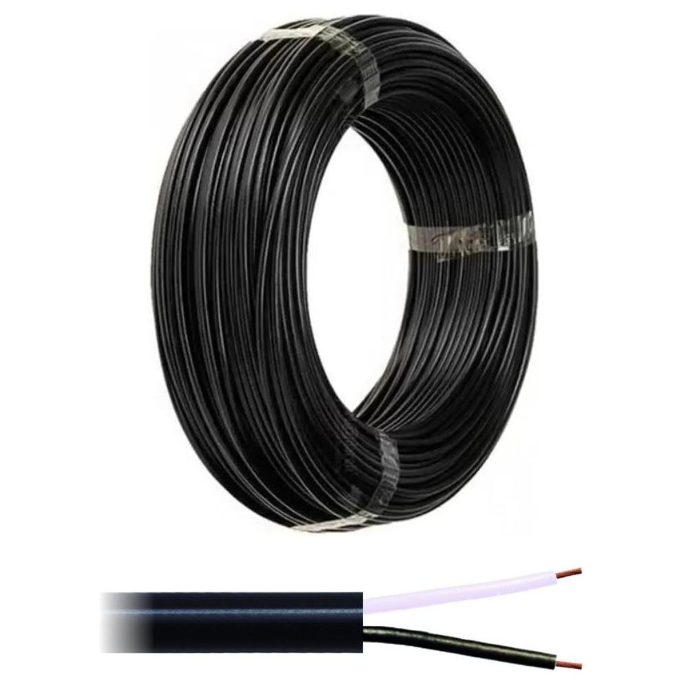 Cabo PP 2 Vias para instalação Automotiva Rolo com 25 Metros - DNI - HFX PP215