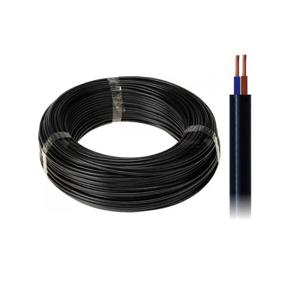 Cabo PP 300/500V 2x2,5mm Bobinas com 100m - DNI - PP 225 B