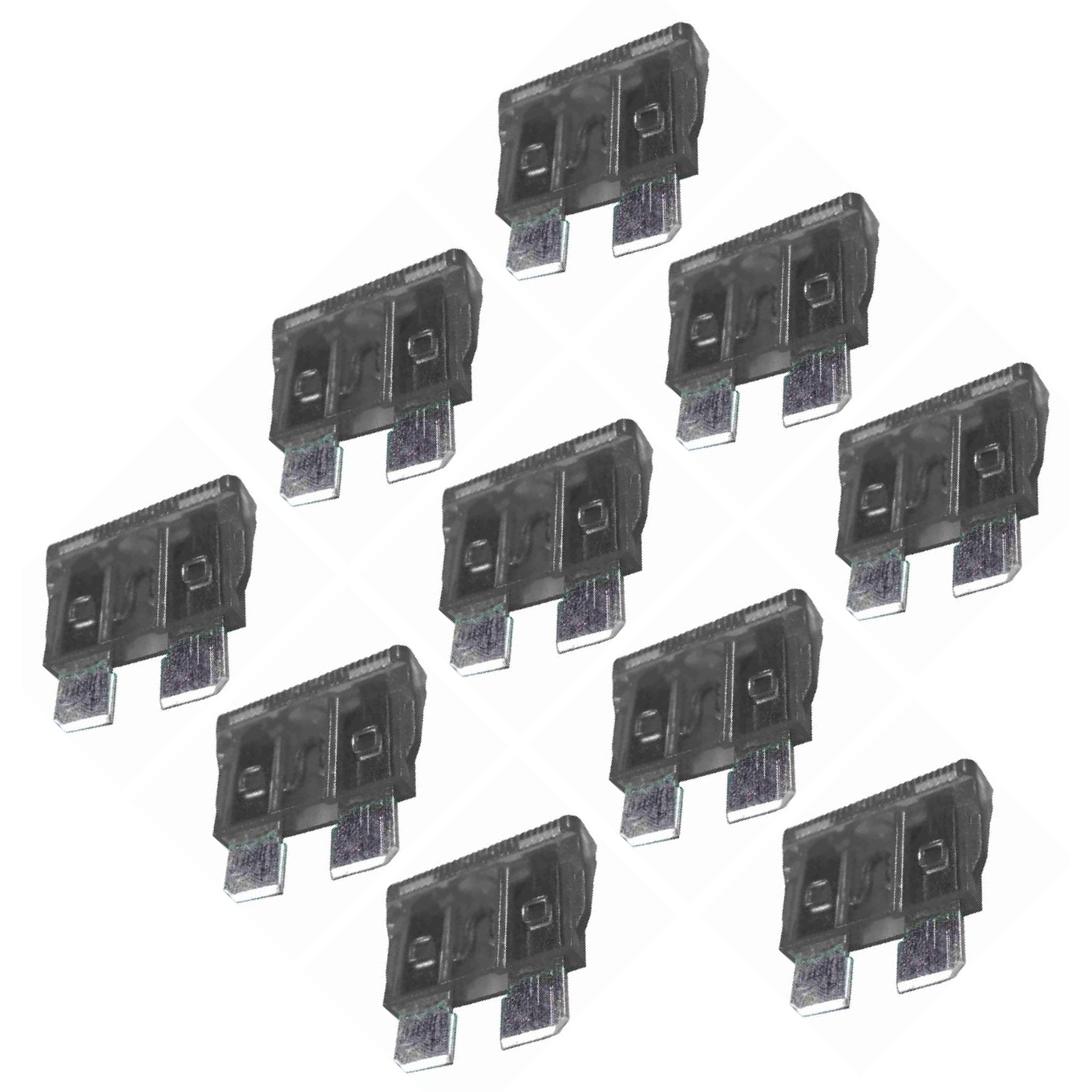 Kit 10 Fusível Lâmina 2A Universal - DNI - 316002