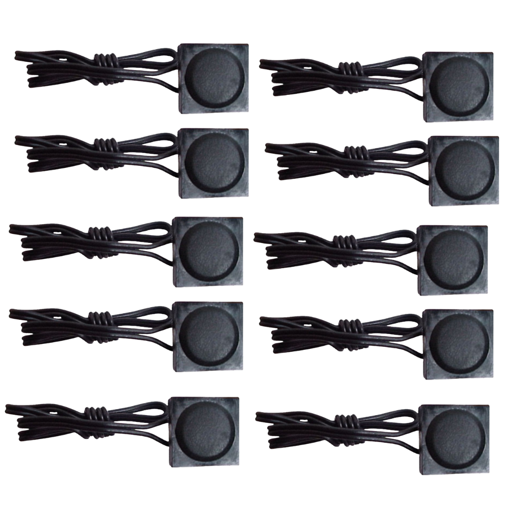 Kit 10 Acionador Emborrachado com Retorno Automático - DNI - 5004