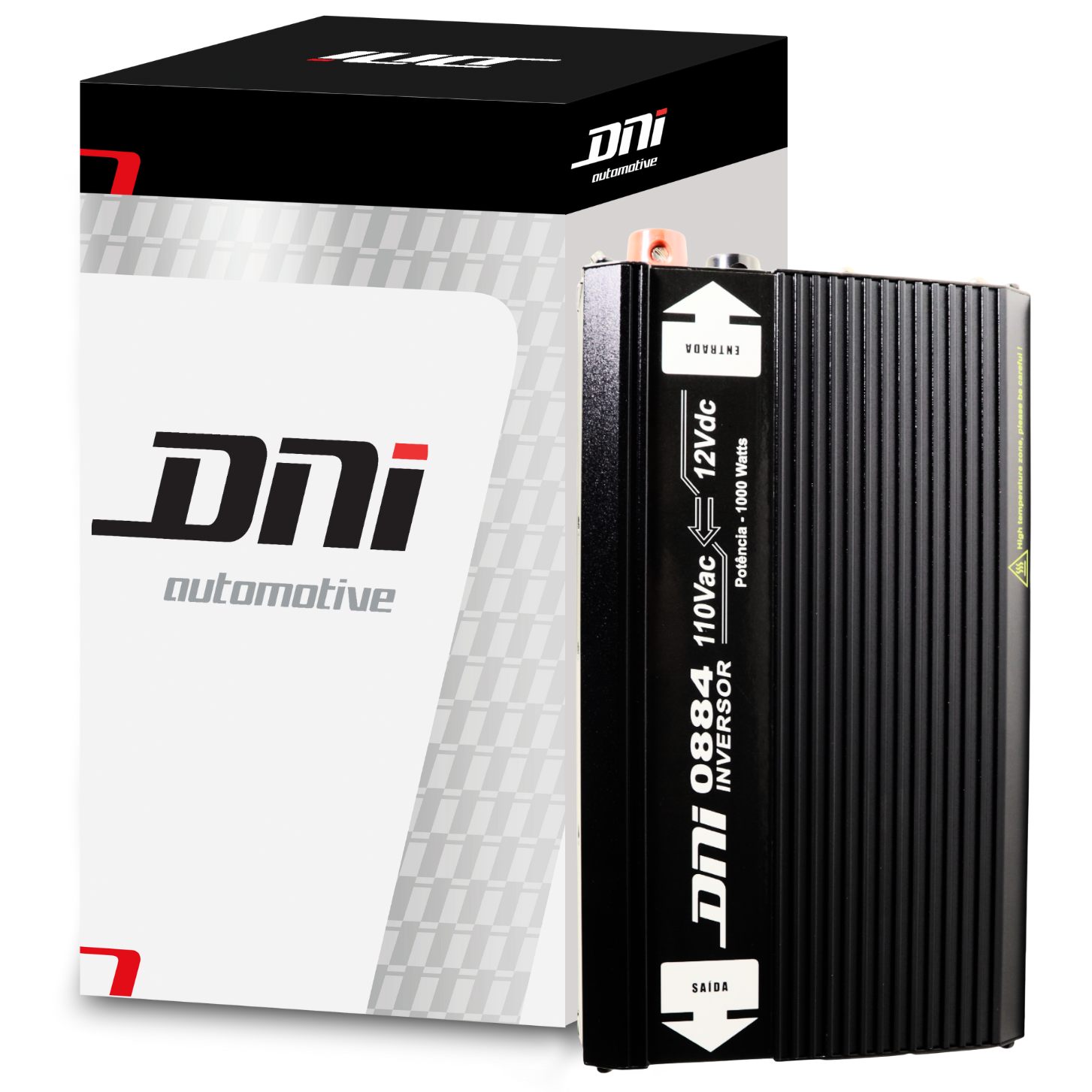 Inversor Entrada 12V 110VAC 1000W 2000W Pico - DNI - 0884