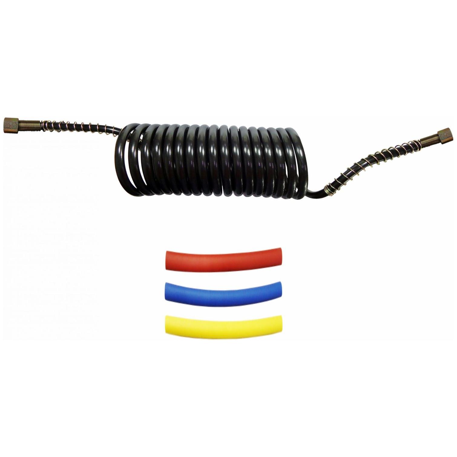 Mangueira Espiral para Freio a Ar 6,5 Metros FêmeaxFêmea M16 Termo-retrátil - DNI - 8439