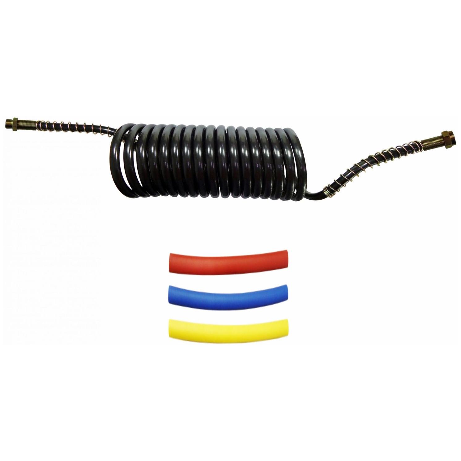 Mangueira Espiral para Freio a Ar 6,5m Macho M16xFêmea M18 Termo-retrátil - DNI - 8432