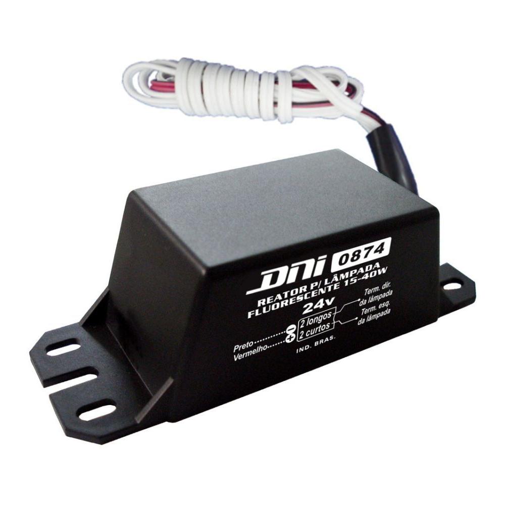 Reator 24V para Lâmpada Fluorescente 15 a 40W Universal - DNI - 0874