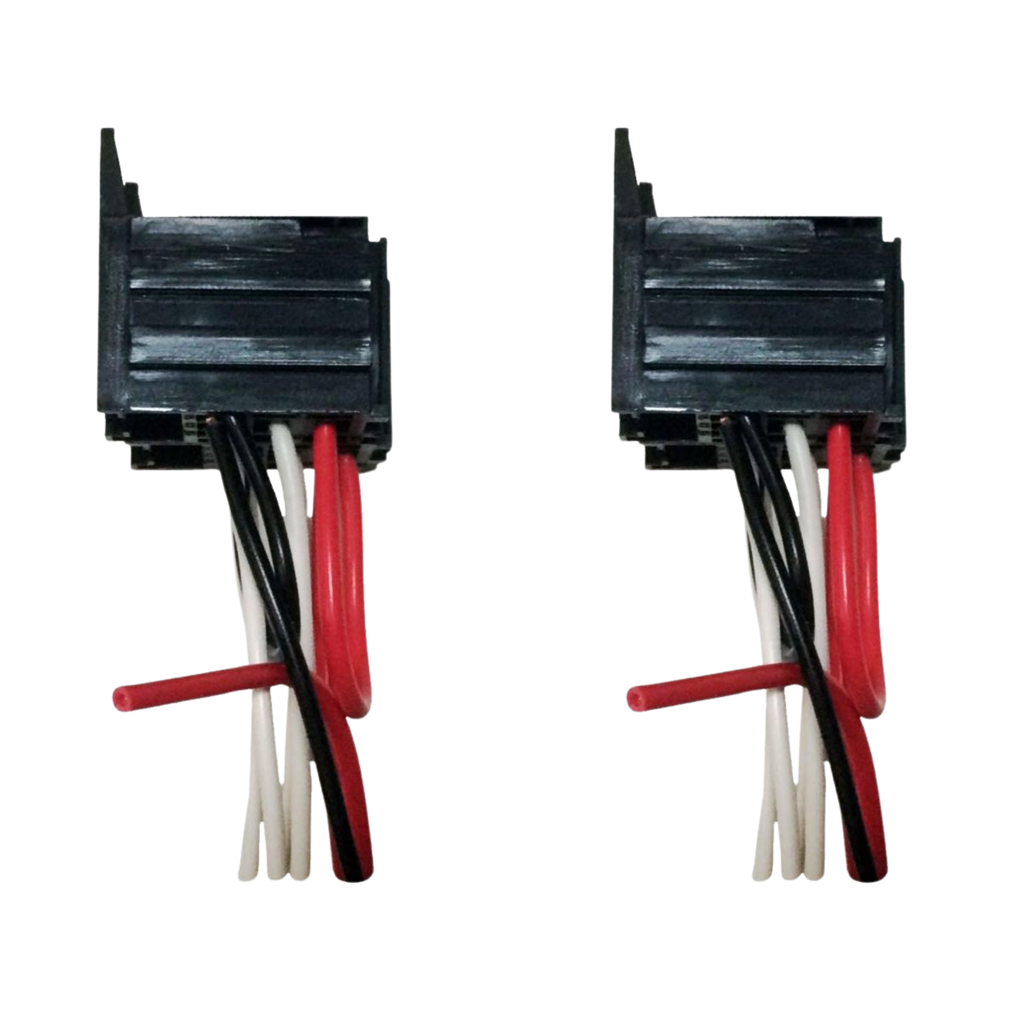 Kit 2 Chicotes com Soquete para Mini Relés 4 Terminais 30A - DNI - 7531