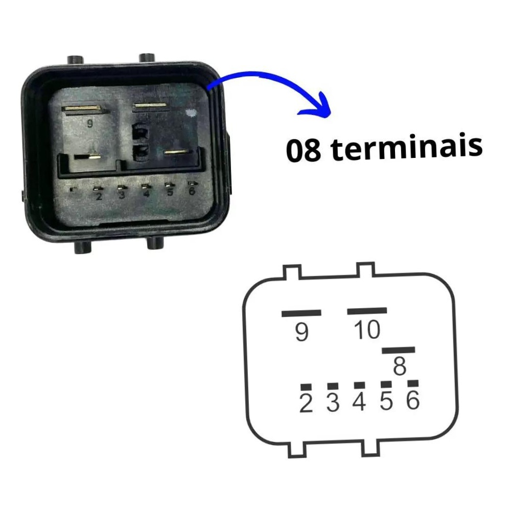 Módulo de Ventoinha Arrefecimento 12V - DNI - 8405