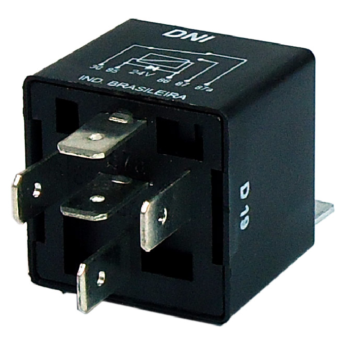 Relé Auxiliar Reversor com Diodo 24V 5 Terminais - DNI - 0296