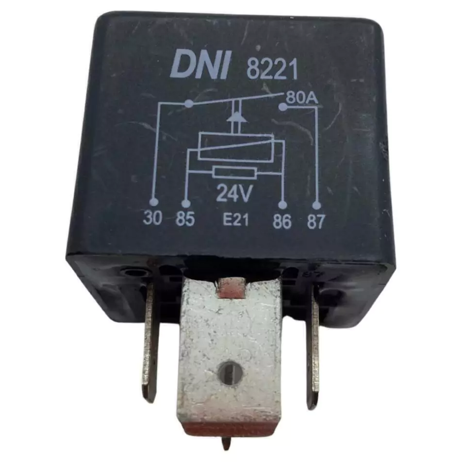 Relé Auxiliar Selado com Resistor para Máquinas Agrícolas - DNI - 8221