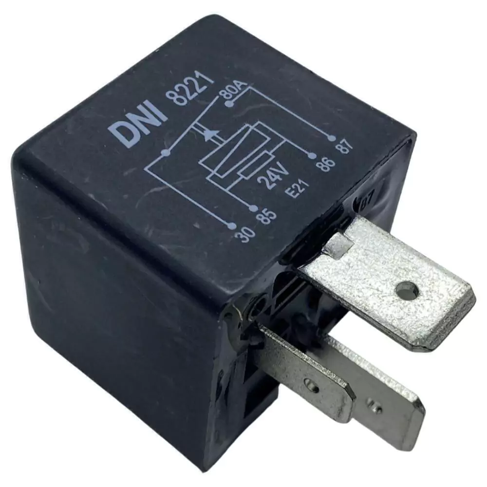 Relé Auxiliar Selado com Resistor para Máquinas Agrícolas - DNI - 8221