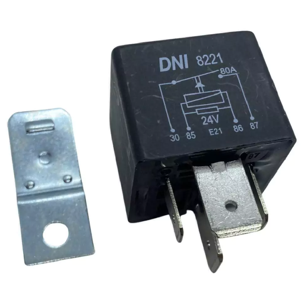 Relé Auxiliar Selado com Resistor para Máquinas Agrícolas - DNI - 8221